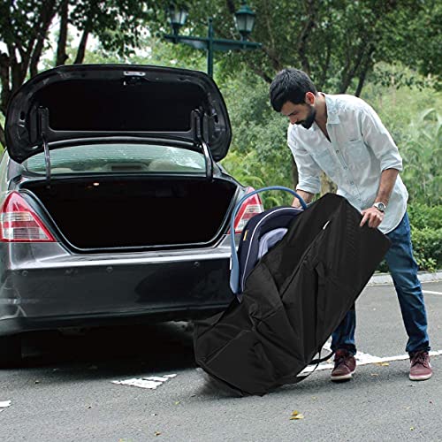 Coolbebe 42" Sports Duffle Bag - 150L Extra Large Travel Duffel Luggage Bag With Upgrade Zipper, Durable & Water Resistant, Black #TOP3