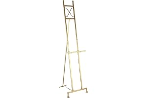 Deco 79 Gold Metal Easel Sign Stand for Wedding and Events