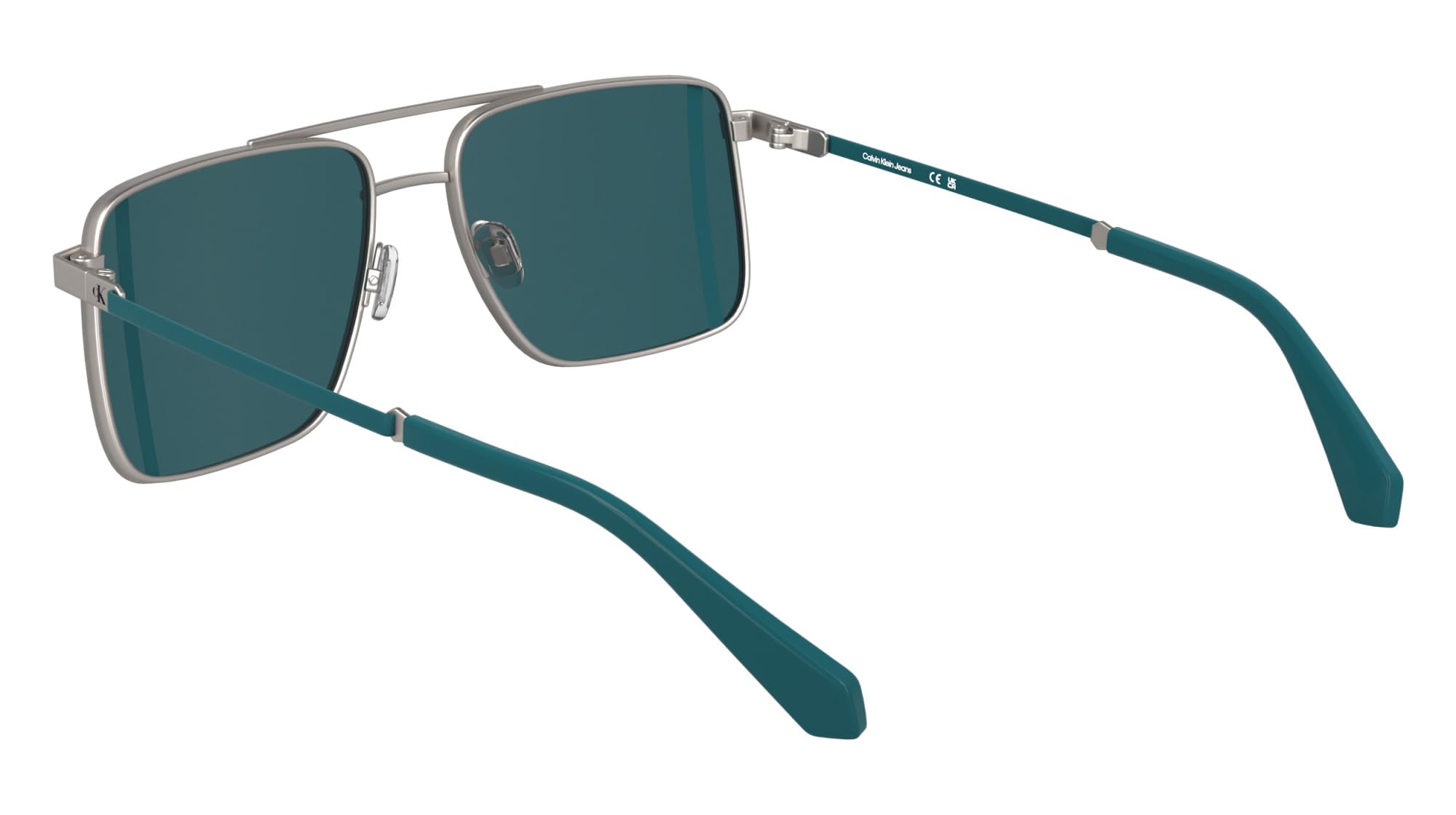 CALVIN KLEIN JEANS Brille Größe 58 mm Matte Light Ruthenium Eye Size: 58 Bridge: 17