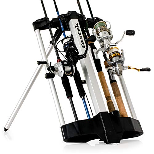 Castek 2 Pack Rod Caddy Fishing Rod Rack and Carrier
