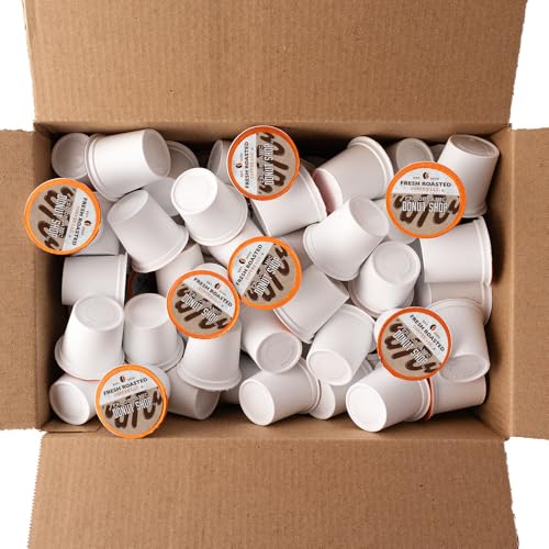 Fresh Roasted Coffee, Organic Donut Shop, Medium Roast, 96 Pods ...