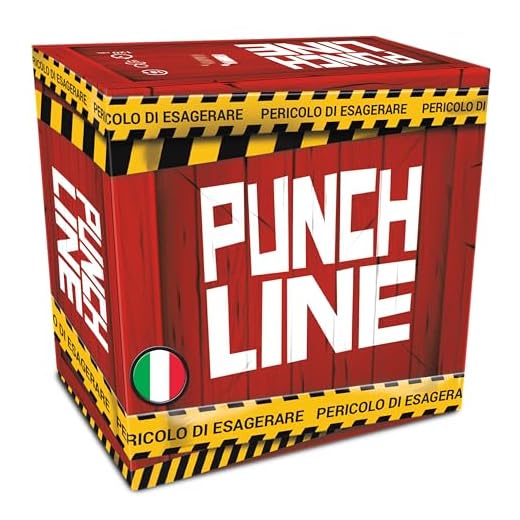 Asmodee - Punchline, Gioco da Tavolo Per Adulti, Black Humor, 3+ Giocatori, 18 + Anni, Edizione in Italiano