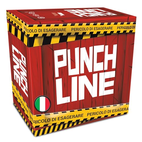 Asmodee – PUNCHLINE – Gioco da Tavolo Divertente per Adulti – Party Game Black Humor – Carte da Gioco – Idea Regalo – 3+ Giocatori – 18 + Anni – Edizione in Italiano