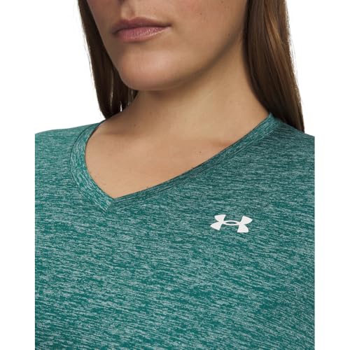 Image of Under Armour Women's Tech Twist V Neck Short Sleeve T-Shirt