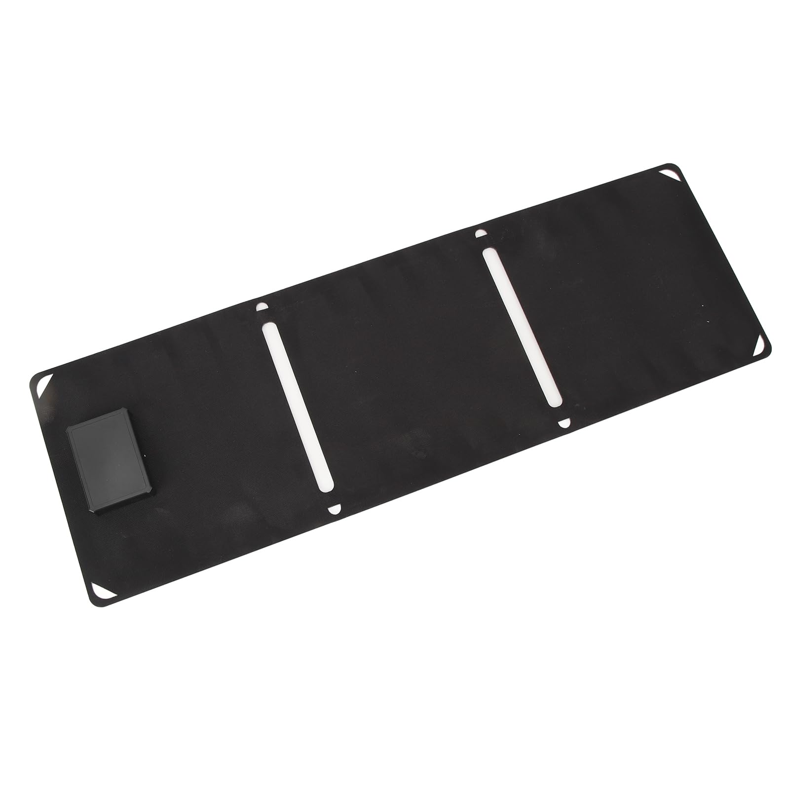 Składany panel słoneczny 20 W IPX4 przenośna ładowarka z podwójnym wyjściem USB, wysoka wydajność konwersji, na kemping, wędrówki, materiał tkaniny Oxford