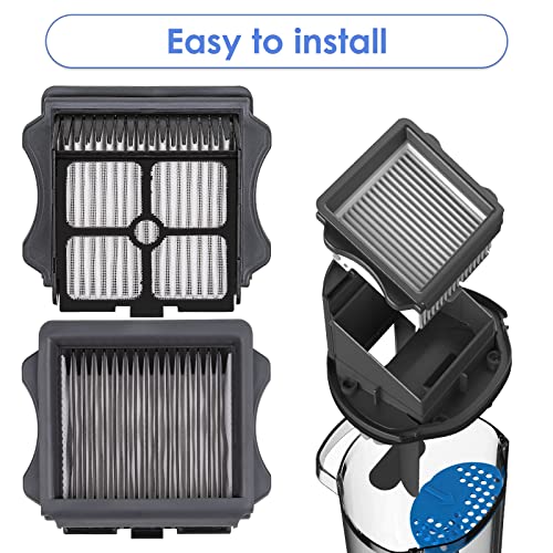 Image of (5 Pack) HEPA Filters Compatible With Tineco iFloor 3 / Floor One S3 / One S5 / One S5 Pro 2, Wet Dry Vacuum Cleaner Filter, Replacement Parts 5 Filters (Note: Not applicable to Floor ONE S5 Combo)