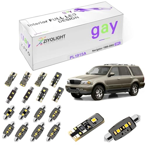 Kit de luces LED interiores para Lincoln Navigator 1998-2002 miniatura 1