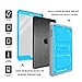 Fintie Case for iPad Mini 3/2/1 - CaseBot [Tuatara] Rugged Unibody Hybrid Full Protective Cover with Built-in Screen Protector and Impact Resistant Bumper, Blue