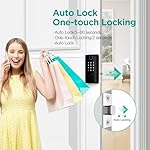Smart Lock, Biometric Door Lock, 5-in-1 Keyless Entry, App Control, Black - Image 4