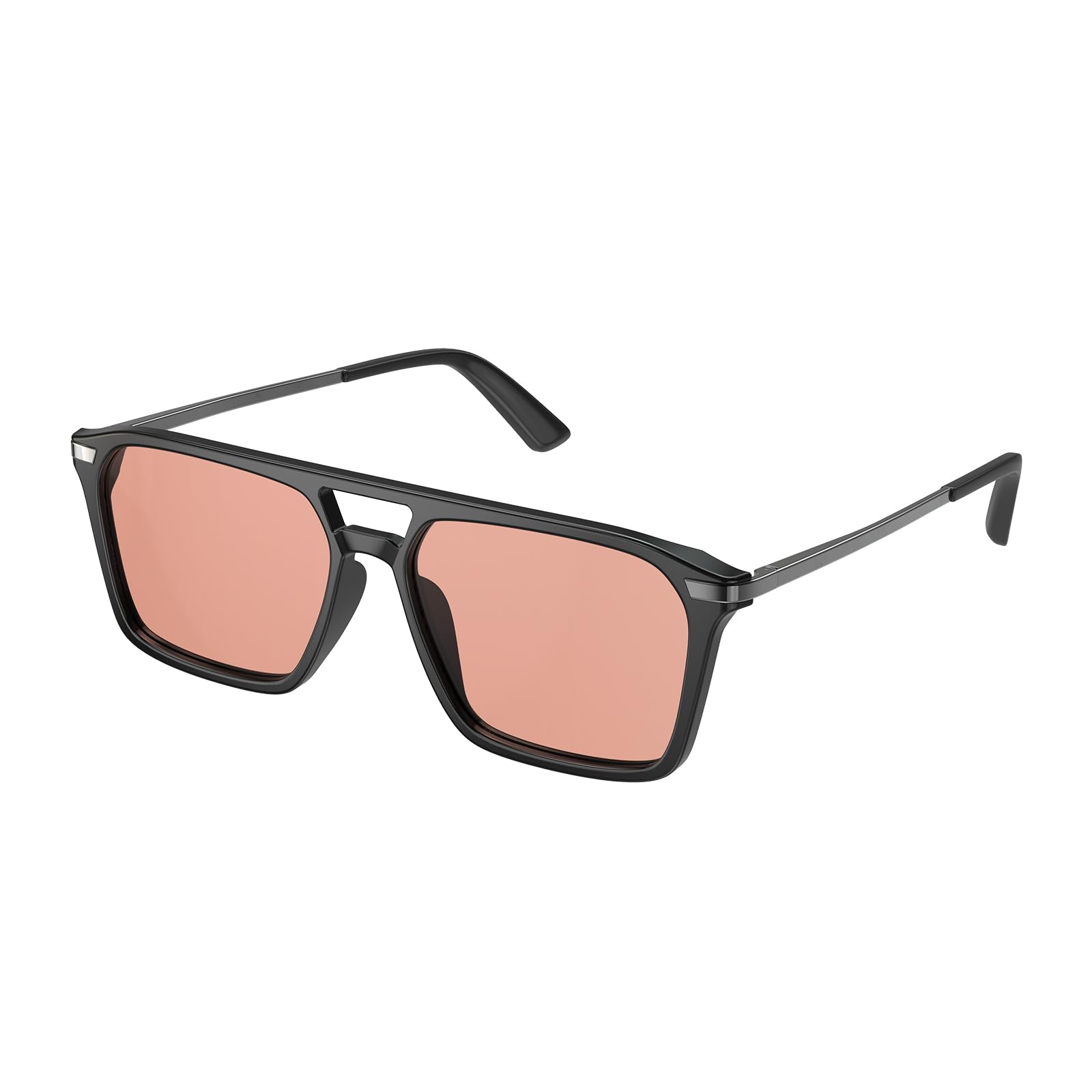 FL-Rose Migraine Glasses,Light Sensitivity Glasses for Fluorescent LED Glare,Photophobia,Computer Screen Glare,Spring Hinges for Better Comfor