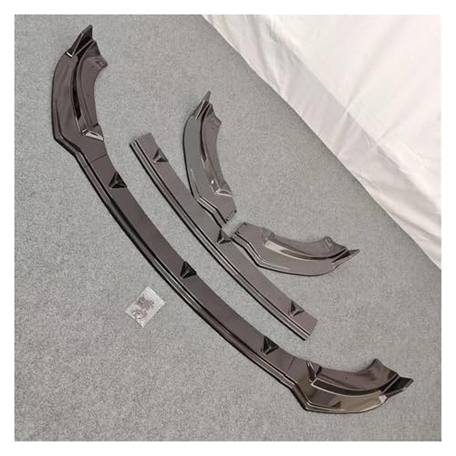 Spoiler avant Tesla Model Y lèvre protection bas de caisse noir brillant
