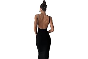 Elegant Sleeveless Open Back Maxi Dress