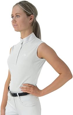 HyFASHION Womens/Ladies Sophia Sleeveless Show Shirt (S) (White)