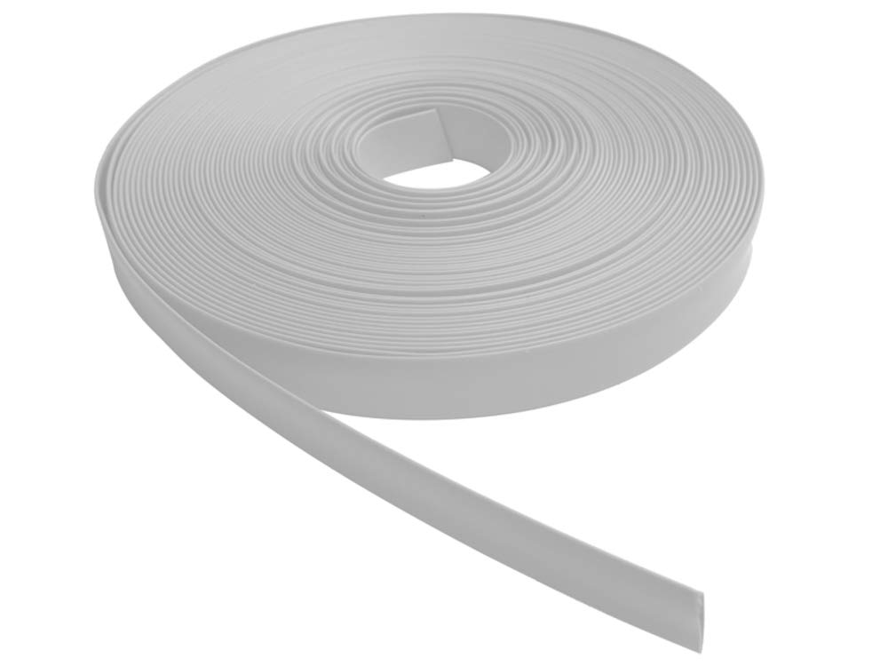 Kable Kontrol Heat Shrink Tubing - 1” Inch - 50' Ft Long, White Polyolefin - 2:1 Industrial Shrink Tube & Cable Sleeve for Electrical Wire Insulation