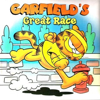 Hardcover Garfield's great race Book