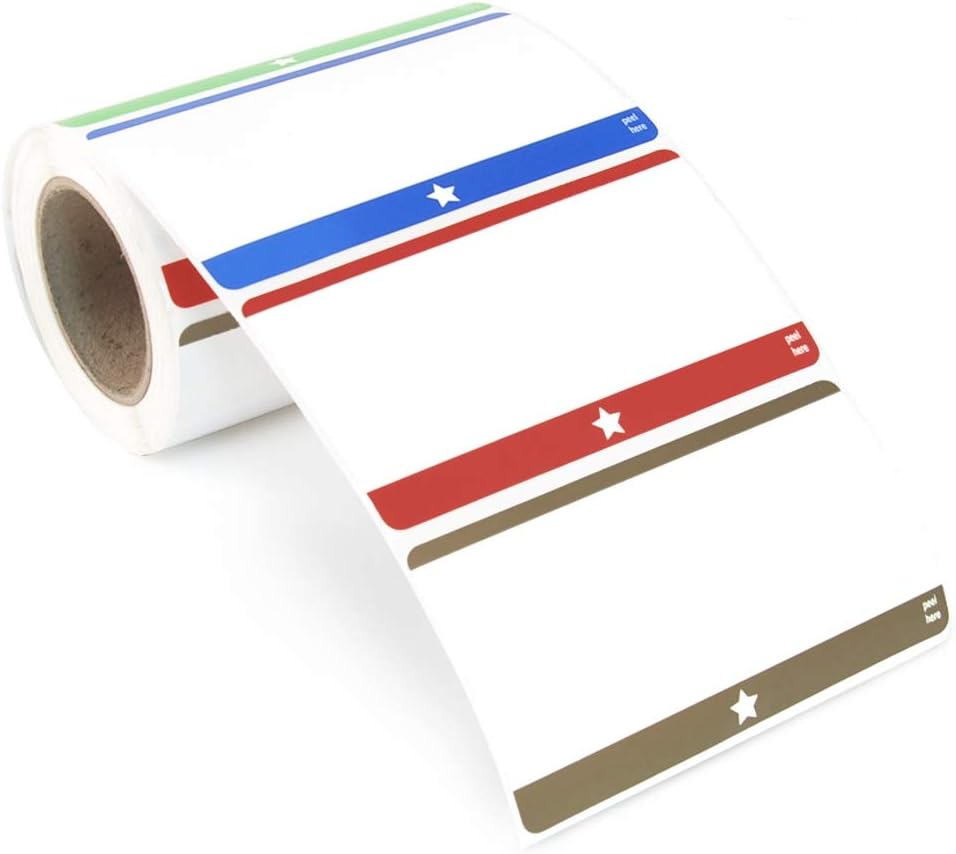 L LIKED 200 Stickers 2" x 3.5" Removable Freezer Labels