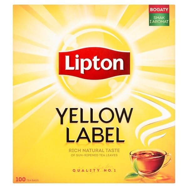 2 x 100 Teebeutel (1,5 g) Lipton Yellow Label Tee Schwarztee - 300 g