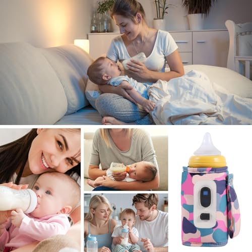 Car Baby Bottle Warmer, USB Milk Heat Keeper, Portable Baby Bottle Warmer, Rapid Heating Bottle Warmer, Baby Milk Warmer For Travel, Bottle Warmer With Temperature Display, USB-Powered Milk Warmer, - Image 6