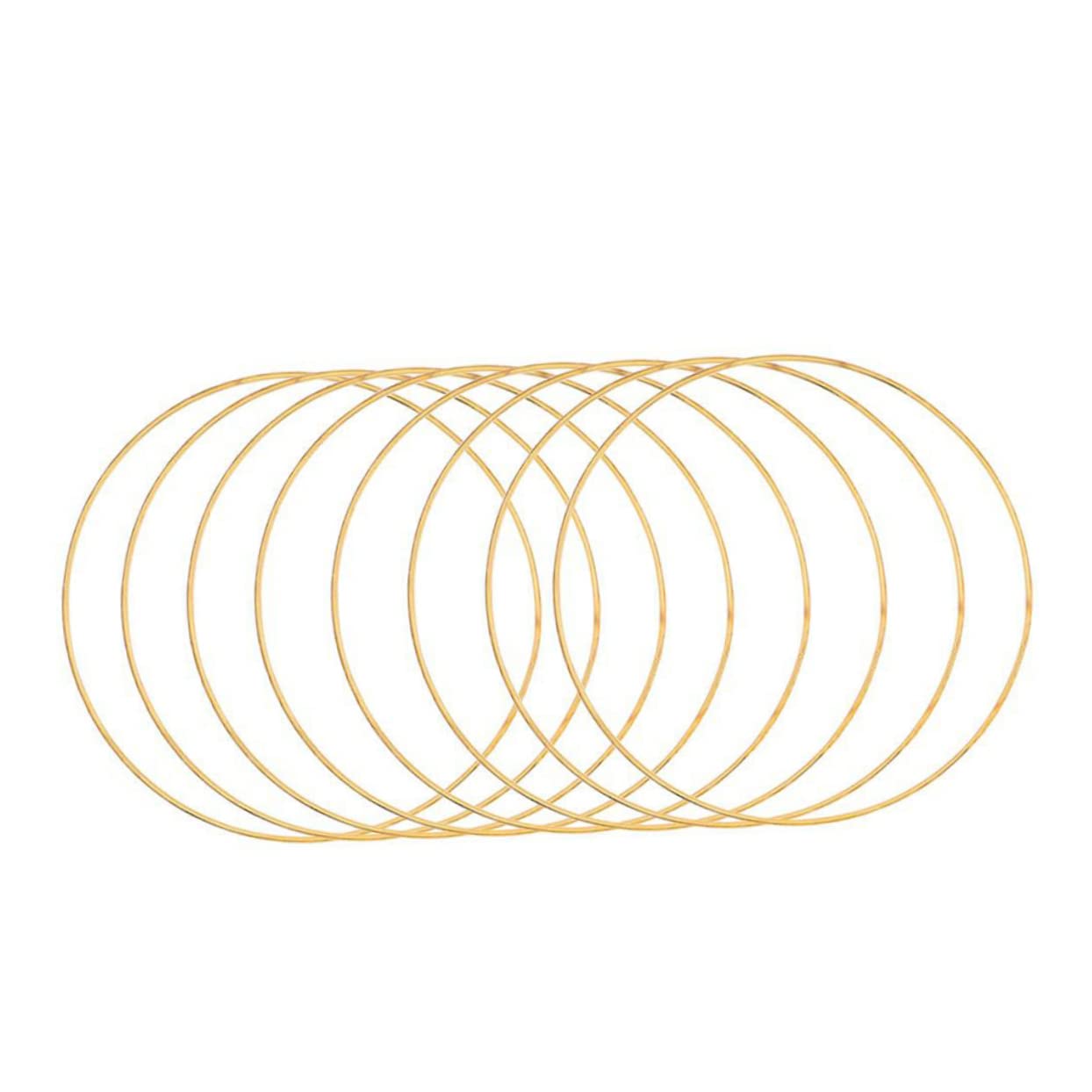 Amosfun 100stücke Metallringe Für Dreamcatcher Runde Craft Hoops Für Bastelprojekte Hochzeitskränze Und Kreative Dekorationen