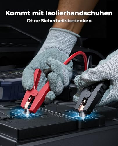 SOS- und Strobe-Modus an YaberAuto Powerbank für Notfälle bei Nacht mit 48 Stunden Laufzeit (100 Zeichen)