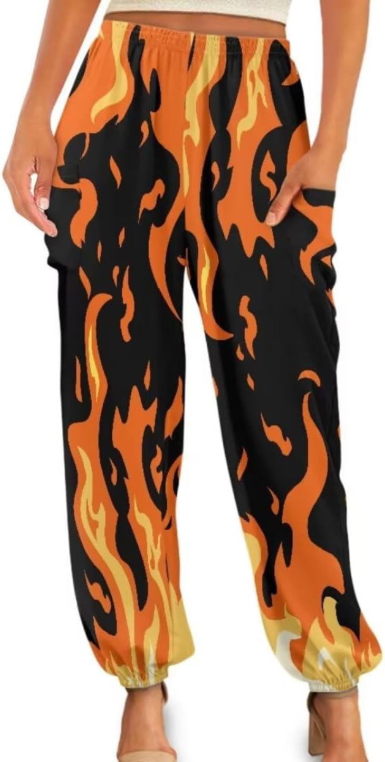 Youngerbaby Girls Harem Pants Women's Casual Summer Sweatpants with Pockets Yoga Harem Pants Sportpants