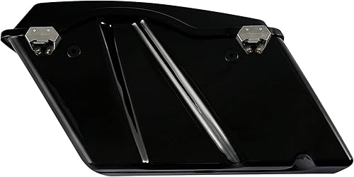 Miniatura 7 de TCT-MOTORPARTS Alforjas de sillín duras negras vívidas para maletero WLatch Keys se adapta a Harley Touring Road Glide Road King Street Glide