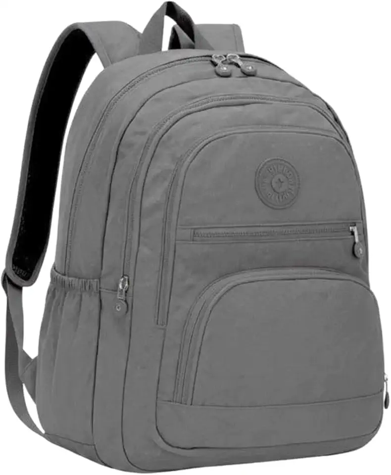 Mochila Feminina Masculina Tactel Notebook Escolar Resistente Grande Costas Juvenil Escola Preta