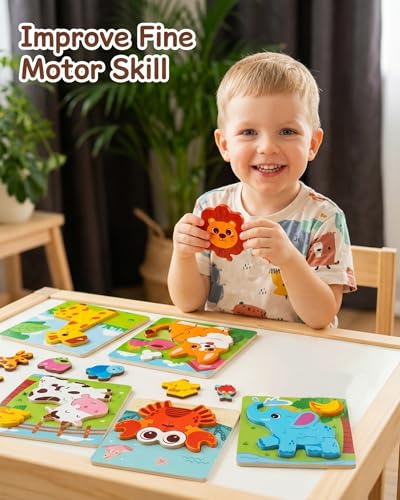 Puzzle Montessori Animales 1 a 4 Anos miniatura 7