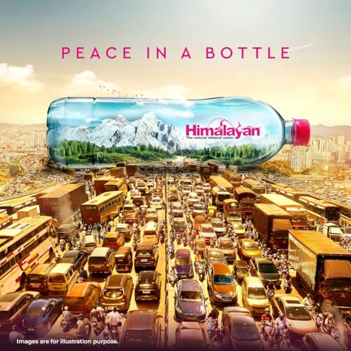 Image of Himalayan Natural Mineral Water, 1000 ml, Mildly Alkaline, Sourced from Himalayas, Untouched & Unprocessed, Balanced pH of 7-8