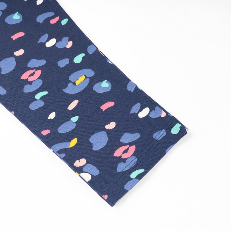 Image of ARIEL Cotton Printed Non-Transparent Regular Fit Ankle Length Leggings for Girls