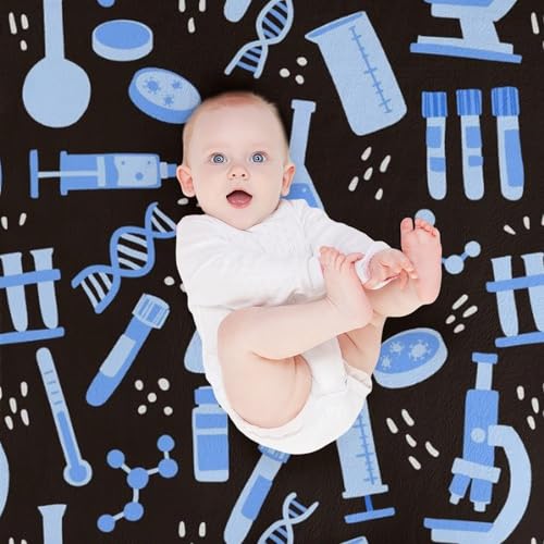 Anceky Lab Tools Science Throw Blanket for Couch Sofa Lightweight Fleece Plush Blankets Bed Home Living Room 30"x40" - Image 7