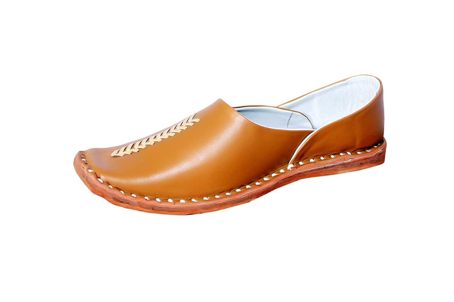 SHADEGARNET ShadegarnetMens Ethnic Juttis Mojaris & Partys Shoes ll Mens Casual Loafers Shoes(Modal No -RJ-103) (Brown, Numeric_6) (B0BM49YJHB) Amazon Price History, Amazon Price Tracker