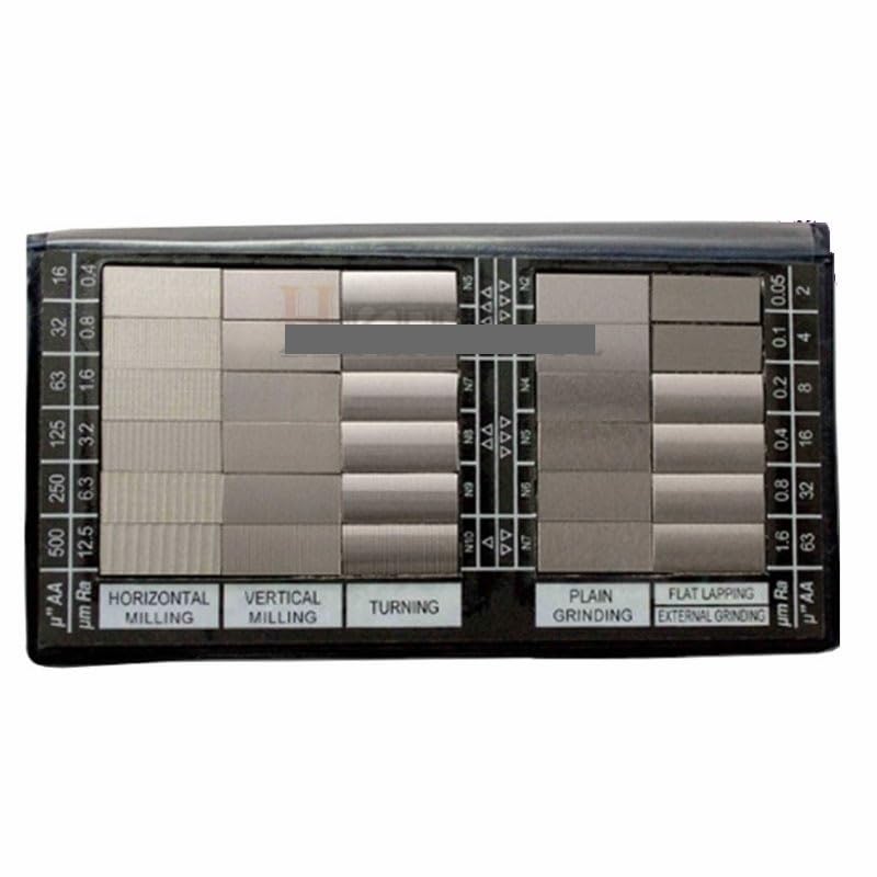 30pcs/Set Surface Roughness Comparator Standards Composite Set Model RUG-10030 Blocks Ra 0.05-12.5mm Roughness Sample Block