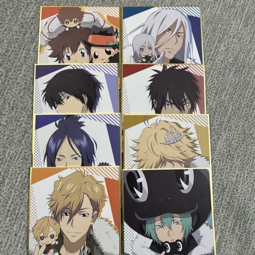 家庭教師ヒットマンREBORN!! ひこくじ D賞 ミニ色紙 全8種コンプ