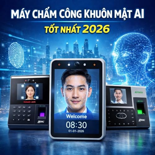 M&aacute;y chấm c&ocirc;ng khu&ocirc;n mặt AI tốt nhất 2026 &ndash; Xu hướng quản l&yacute; nh&acirc;n sự hiện đại