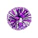 12'' Cheering Squad Spirited Fun Cheerleading Kit Cheer Poms Pack of 2 from Liliany (purple+silver)