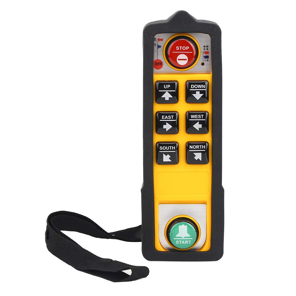 Controlador de polipasto Control Remoto de grúa Grado Industrial Hermético Anticaída Transmisión de 800 MHz para transportador de grúa Equipo de minería de carbón Bomba de (CA 220 V.)