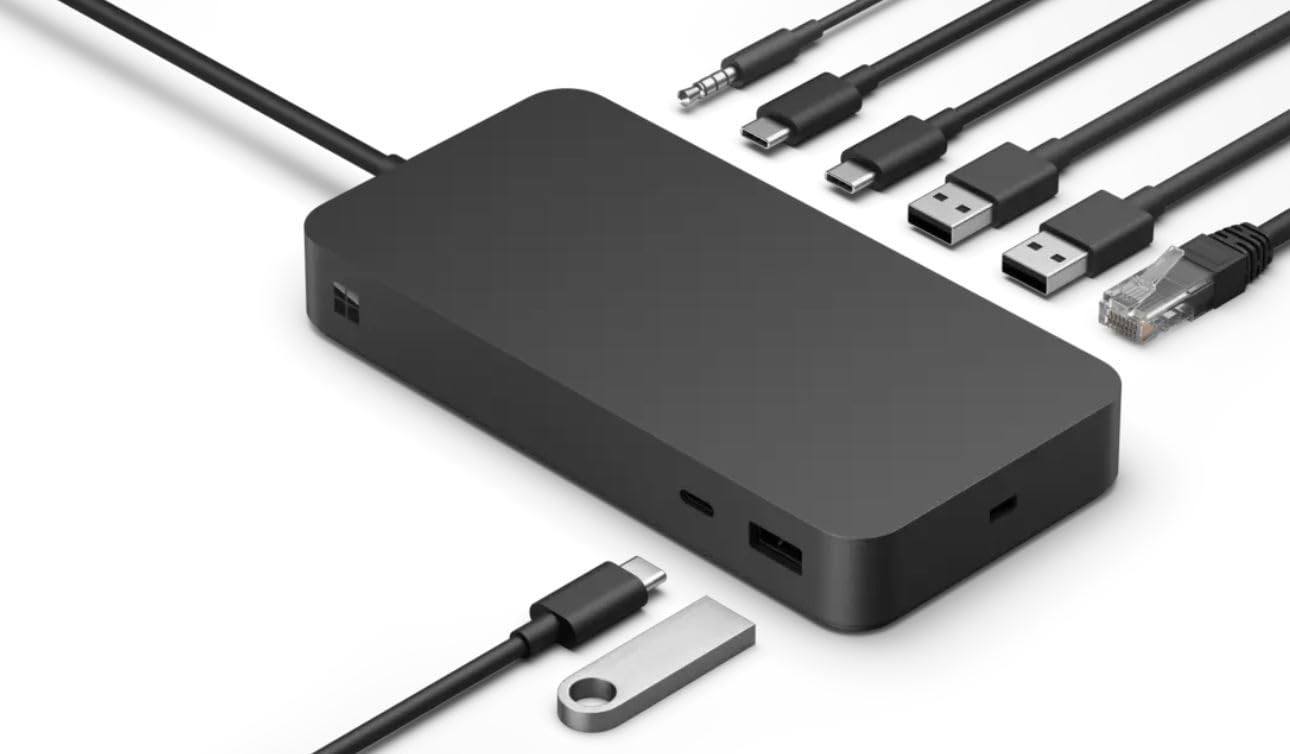Microsoft Surface Dock Salerno Black EMEA réplicateur premium