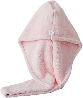minkissy Toalha Para Cabelo Toalhas De Microfibra Para Turbantes De Cabelo Para Mulheres Secagem Rápida Toalha De Cabelo Seco Chapéu Turbante De Cabelo Touca Absorvente Touca De Secagem