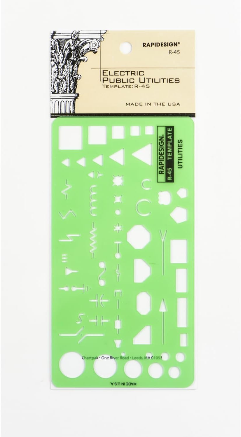 Public Utilities Template, 1 Each (R45)