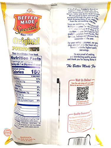 Better Made Family size original potato chips 9-ounce bag image 4