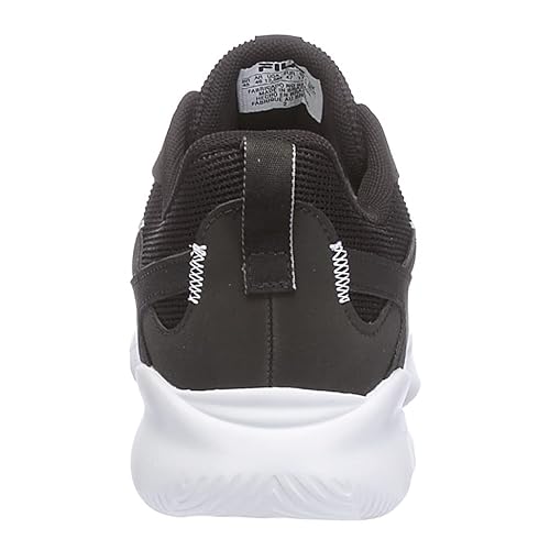 Tênis Fila Shine, Masculino, Preto/Branco, 42