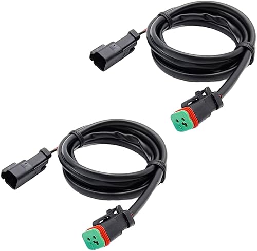 Miniatura 8 de BAR AUTOTECH Deutsch DT Series 2 pines macho hembra arnés de cableado adaptadores de repuesto adecuados para barra de luz LED LED lámpara de trabajo