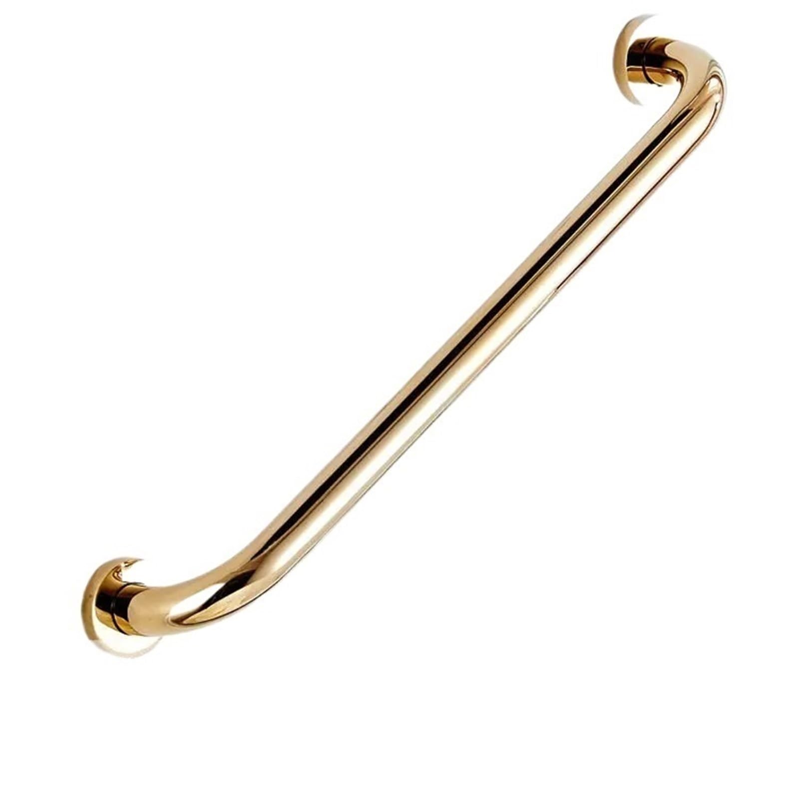 Barras de Apoyo para baños Pasamanos para baño, bañera, Inodoro, Acabado Dorado, Barra de Apoyo de Seguridad para Ducha, toallero, 30/35/40/45/50 cm Tirador de baño(50cm)