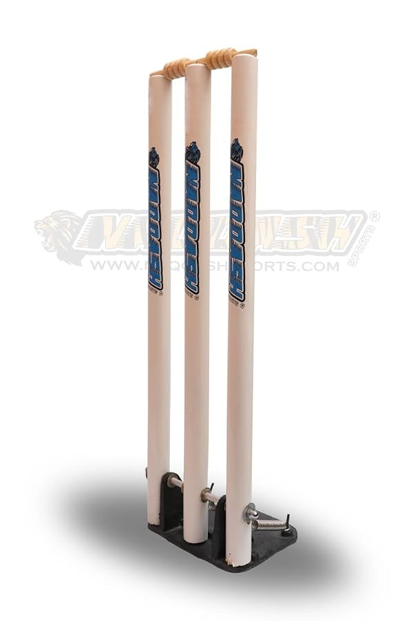 Naqqash Sports Cricket Spring Return Stumps Wickets Metal Base by Naqqash Sports - Used condition - Image 4