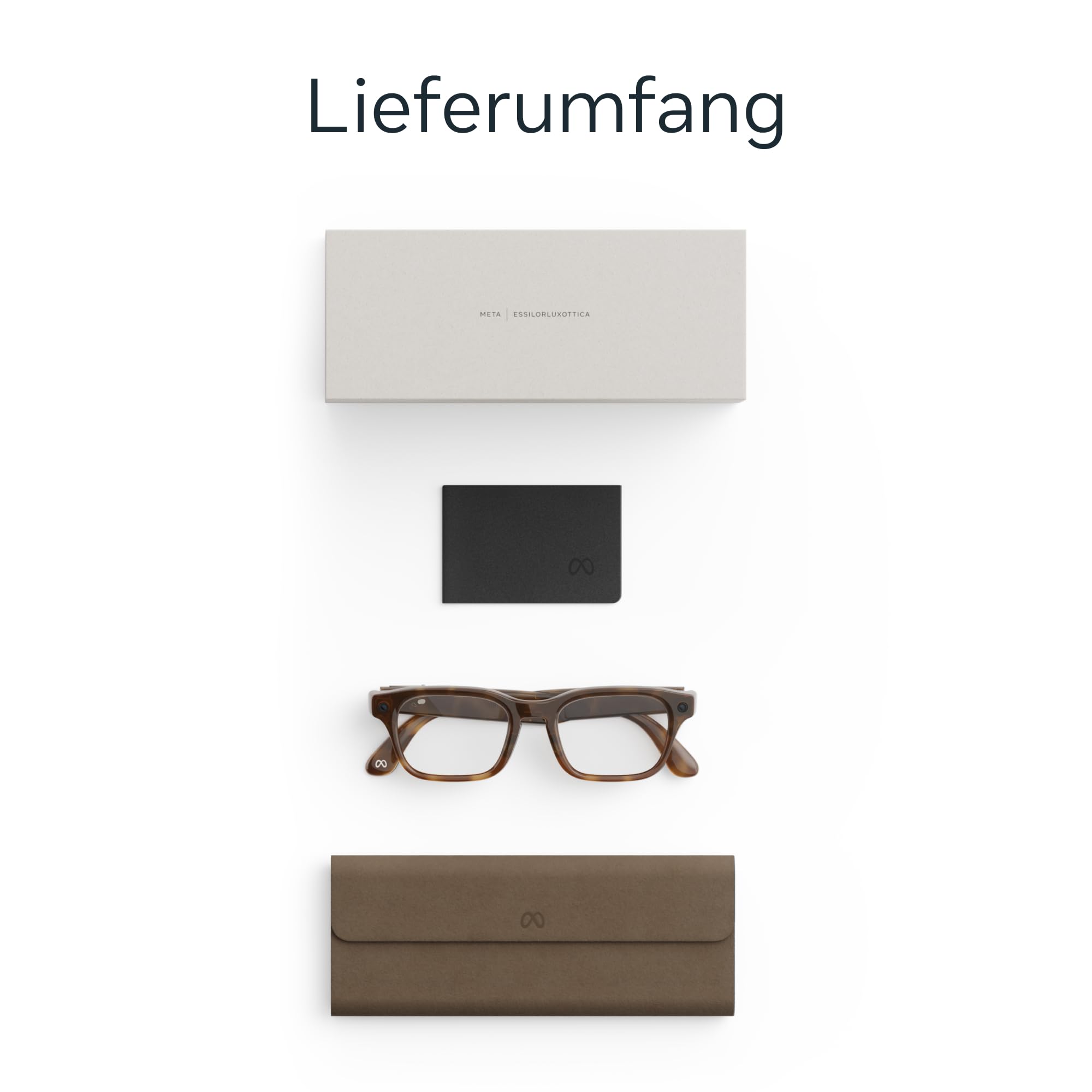 Meta Adventurer, Klassisches Havana | Unisex-AI Glasses – Meta AI, 12-MP-Kamera, Live-Übersetzung – 3K-HD-Auflösung – Über 8 Stunden Akkulaufzeit – Gläser: Transparent