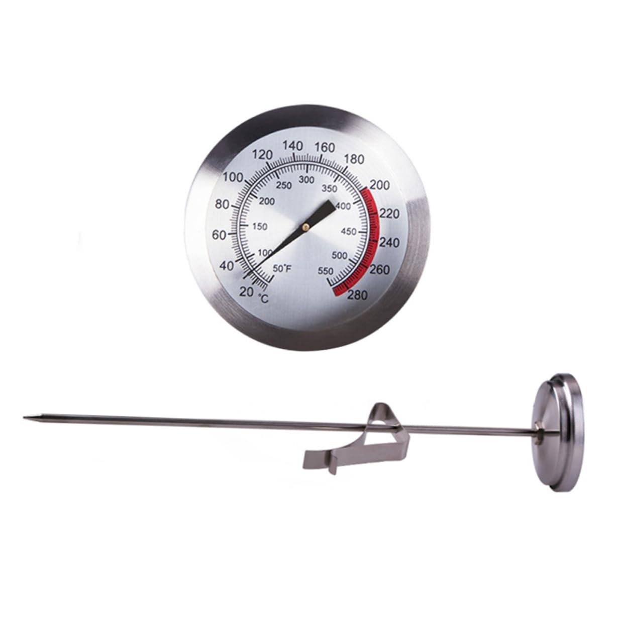 LALADEFIEE 1Pc Kitchen Thermometer Precision Food Meat Thermometer for Grilling BBQ and Cooking Probe for Fast High Temperature Readings for Poultry