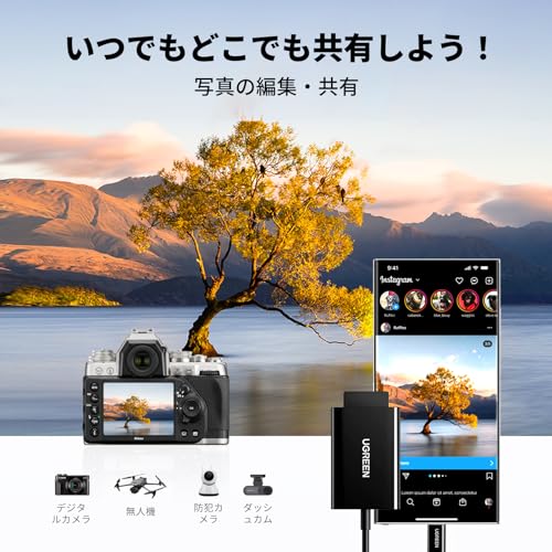 UGREEN sdカードリーダー 35622サムネイル4