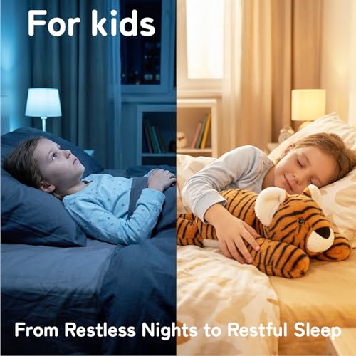 Image of Niuniu Daddy 20 inch 3.3 lb Weighted Tiger Stuffed Animal for Adults Kids, Giant Large Soft Body Pillow Plush Toy for Sleeping Huggable, Gift for Everyday Comfort