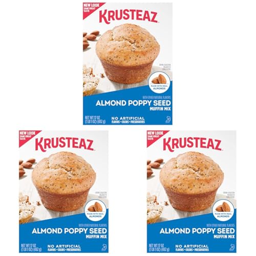 Krusteaz Almond Poppy Seed Muffin Mix, Almond Poppy Seed Muffins